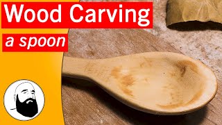Wood Carving a Spoon