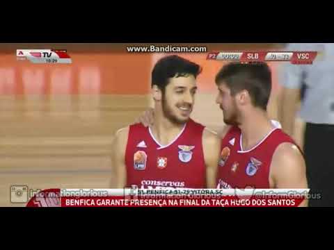 Basquetebol, 1/2 final da Taça Hugo dos Santos: SL Benfica 81-75 Vitória SC