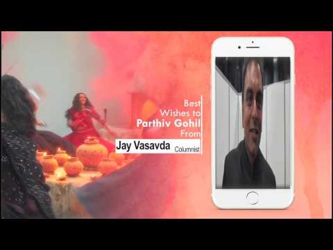 Jay Vasavada Wishes Parthiv Gohil For Garbo