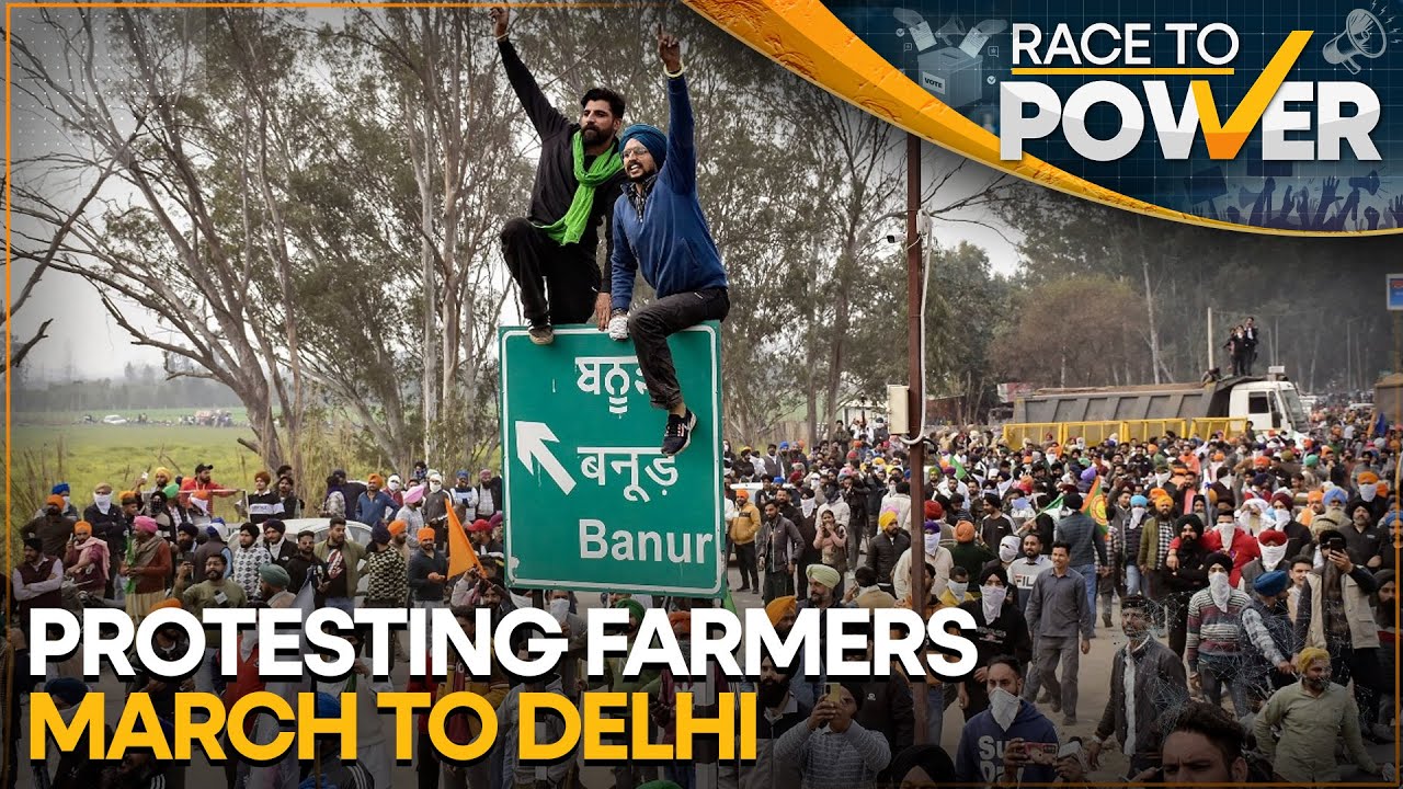 Farmers protest: Thousand of agitating farmers en route to Delhi | Race To Power