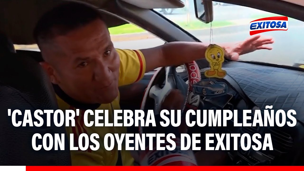 🔴🔵 ¡El 'Castor regalón' sorprende a los oyentes de Exitosa por su CUMPLEAÑOS!