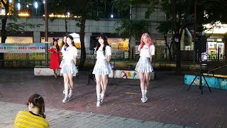[17.08.11] 리얼걸프로젝트 (Real Girls Project) - 핑퐁게임 (PINGPONG GAME) 신촌 버스킹 직캠 4K Fancam