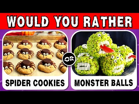 Would You Rather...? 🎃🍬 | Halloween Candy & Sweet Treats Edition 👻🍭