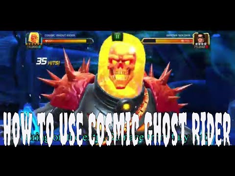 How to use Cosmic Ghost Rider CGR Marvel Contest of Champions