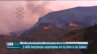 preview picture of video 'Sierra de Gádor de Almería: incendio forestal de 2014'