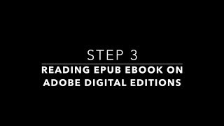 Reading DRM Secured EBooks on Adobe Digital Editions
