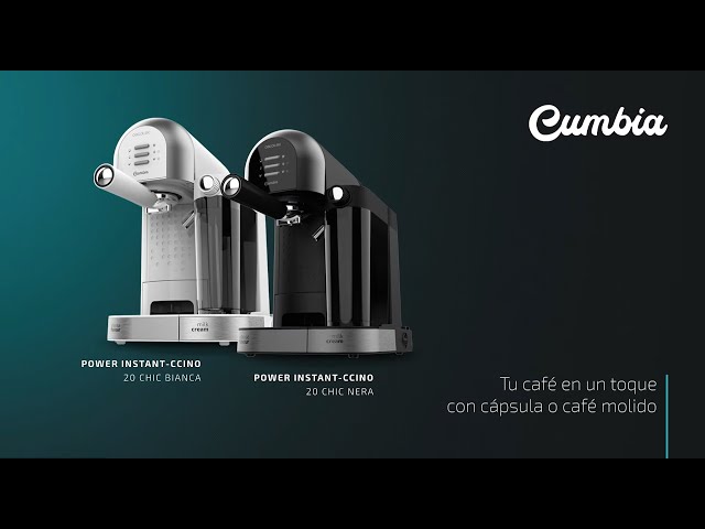 Cafeteira Semiautomática Cecotec Cumbia Power Instant-ccino 20 Chic Nera 1,7L 20 bar com Depósito de Leite video
