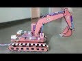 How To Make A Remote Control Hydraulic Excavator JCB At Home