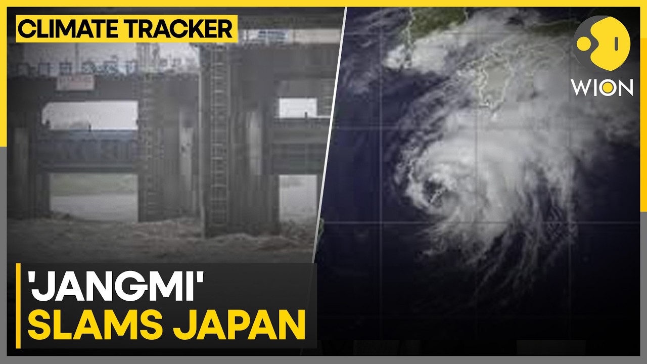 Japan Storm Jangmi: Flights Cancelled And Rail Services Disrupted | WION Climate Tracker