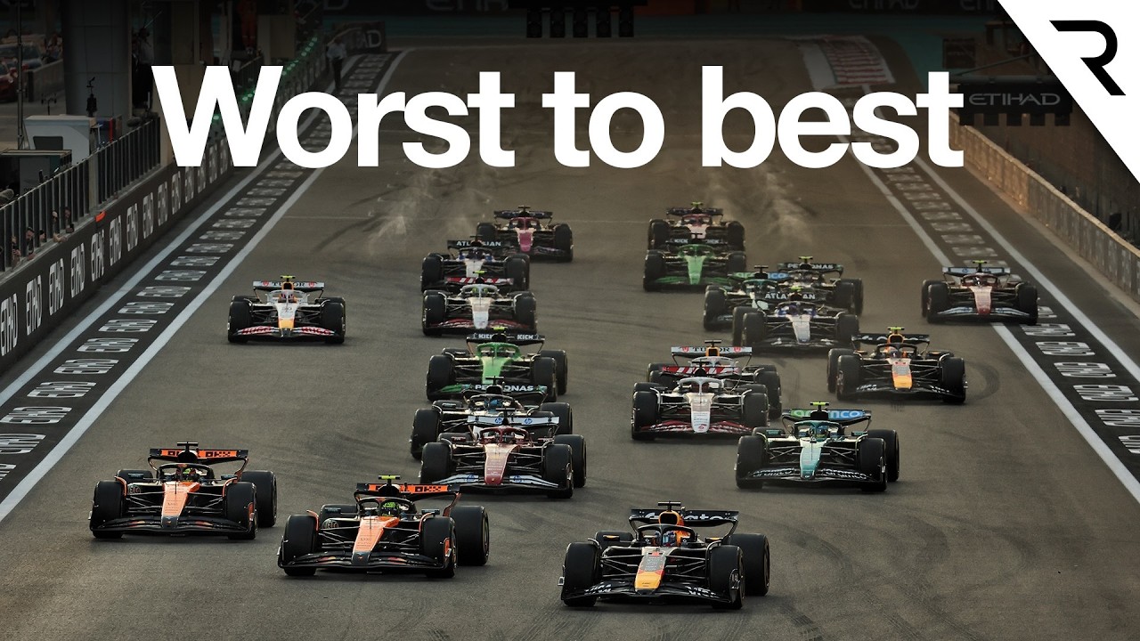 Every 2025 F1 driver ranked worst to best