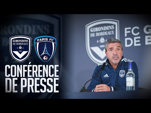 La conférence de presse avant Bordeaux-Paris FC