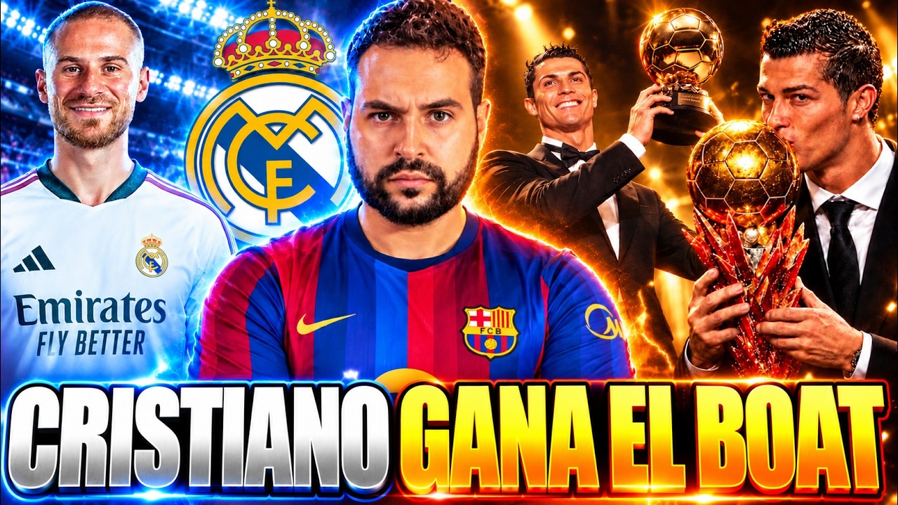 🚨Cristiano Ronaldo GANA EL BOAT 🏆 ¡Mac Allister al REAL MADRID!