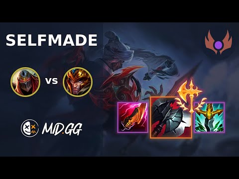 MID.GG: [ Selfmade ] Zed JUNGLE vs Jarvan IV | EUW MASTER | LOL Season 2025