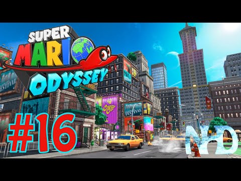 Let's Play Super Mario Odyssey (pt16) Metro Kingdom (New Donk City) #2 Pauline