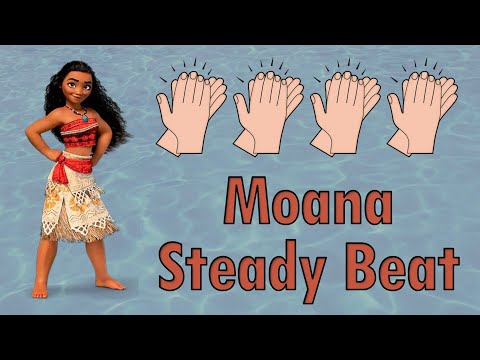 Easy Steady Beat Play Along | Moana 🎶🏝