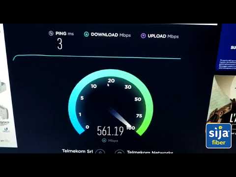 Speedtest sìja fiber home
