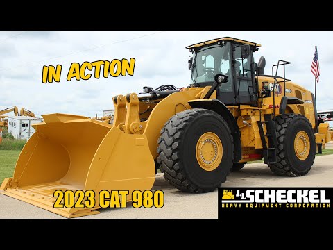 2023 Cat 980, Wheel Loader, A03336, In Action