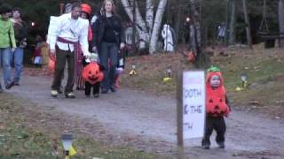preview picture of video 'Huntsville Muskoka Heritage Place Halloween 2009 Ontario Canada'