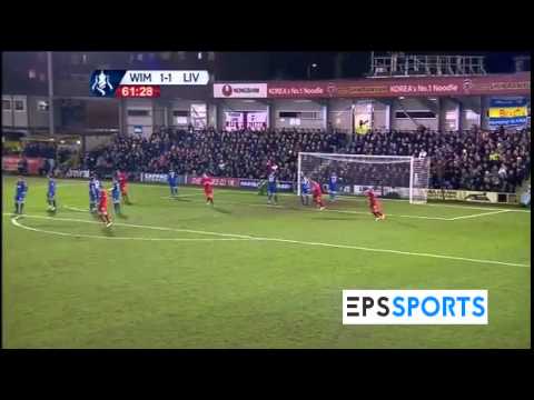 AFC Wimbledon v Liverpool (FA Cup 5th January 2015)