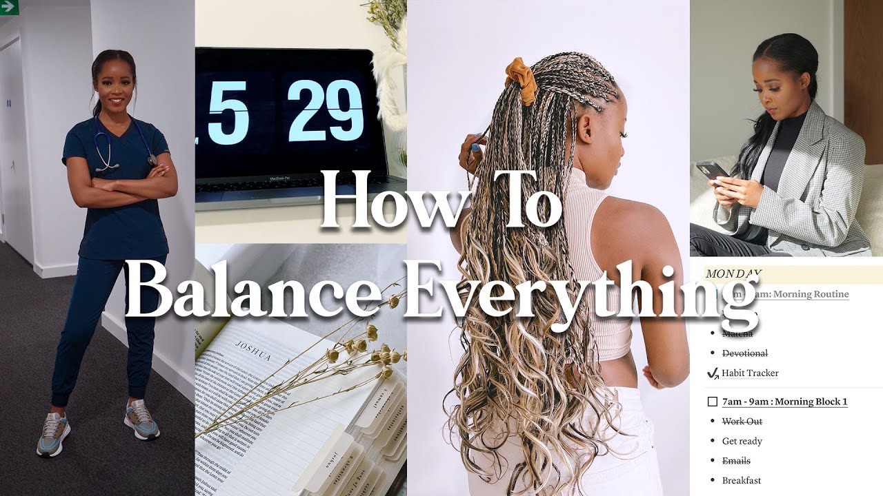 How I balanced: MED SCHOOL, BUSINESS, HOBBIES, FAITH & RELATIONSHIPS