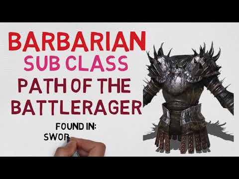 Class guide #1.2: The Barbarian --- Barbarian Path of the Battlerager