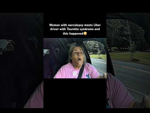 They both trigger each other😳 #awareness #tourettesawareness #narcolepsy #viral #real #uber