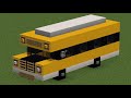 How To Make A School Bus In Minecraft