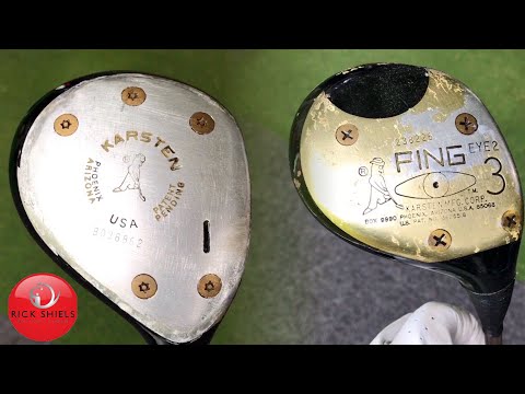 SMASHING VINTAGE PING GOLF DRIVER & 3 WOOD!