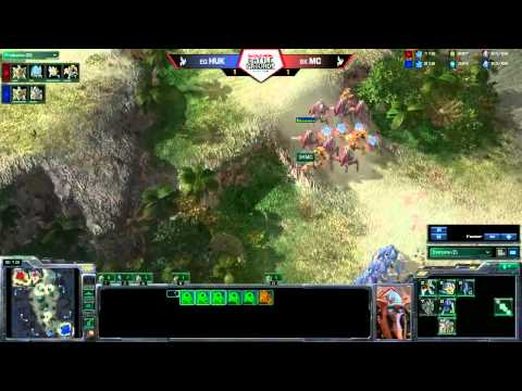 HuK (P) vs MC (P) G3 Red Bull Battlegrounds Austin Group C - Day 1