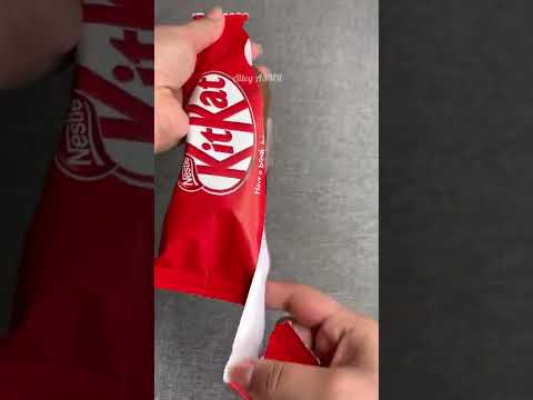 ASMR KitKat Ice Cream #shorts #asmr #icecream
