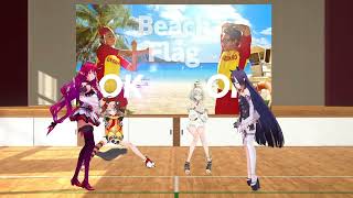 IRyS vs Ina'nis in Beach Flag (1-2 Switch)