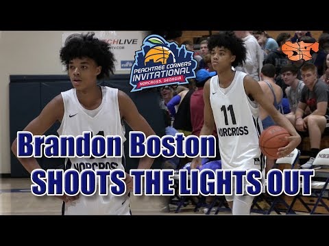 BRANDON BOSTON SHOOTS THE LIGHT OUT AGAINST RIVERDALE BAPTIST