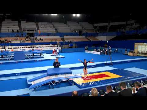 NAKAMURA Kayttie (USA) W - 2019 Trampoline Worlds, Tokyo (JPN) - Qualification Double Mini R1