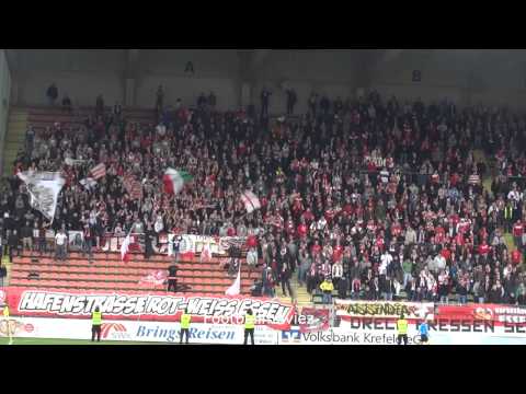 3.000 Essener in Uerdingen (KFC Uerdingen - Rot Weiß Essen; 09.11.14)