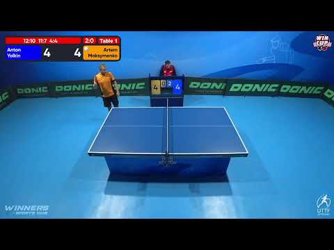 05:30 Anton Yolkin 3 - 0 Artem Maksymenko West 7 WIN CUP 12.12.2022 | TABLE TENNIS WINCUP