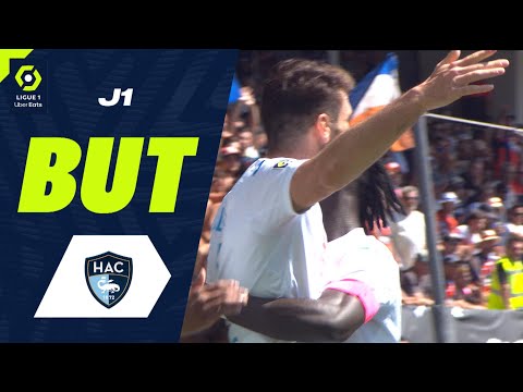 But Gautier LLORIS (6' - HAC) MONTPELLIER HÉRAULT SC - HAVRE AC (2-2) 23/24