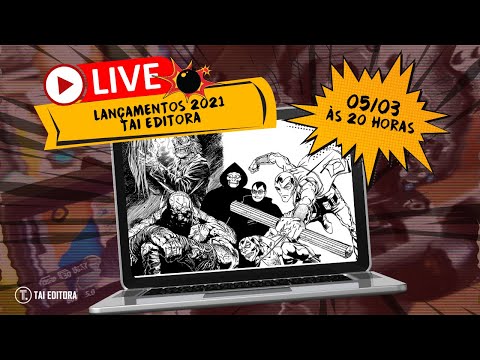 LIVE: Lançamentos de quadrinhos para 2021 - Tai Editora