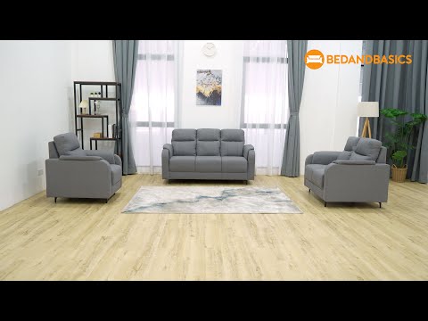 Kanic Fabric Armchair | Online Sofas Singapore (SG) | BEDANDBASICS
