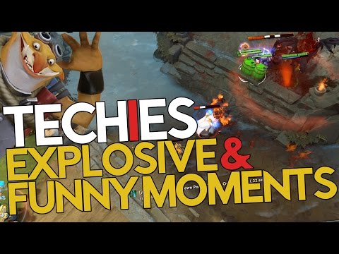 DotA 2 Techies Explosive & Funny Moments