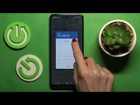 How to Change Date & Time on Motorola Moto E32S - Time Settings