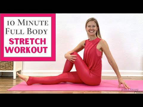 10 Minute Stretch Workout at Home - Full Body Stretching Exercises!