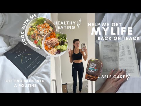 GETTING MY LIFE BACK ON TRACK + fitness, healthy eating + motivation | Amy Sarah