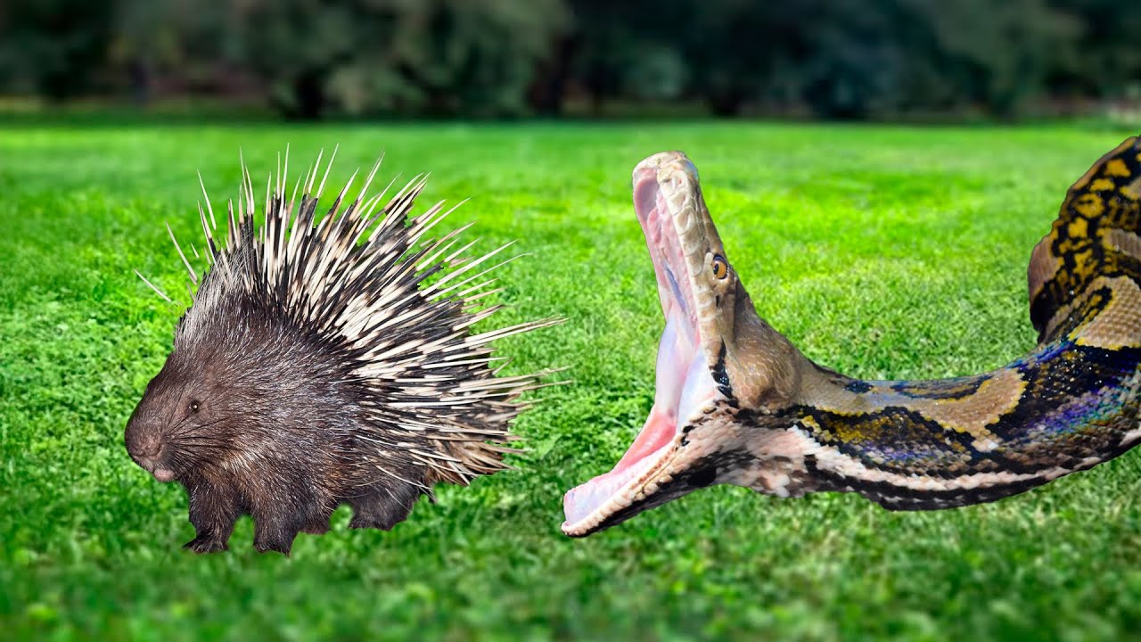 SUCURI TENTA ATACAR PORCO ESPINHO E SE DA MAL