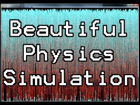 Python Physics Simulation Beauitful Bouncing Balls