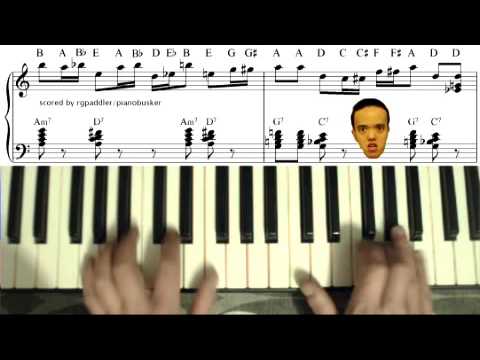 How To Play Ramen King (Pink Guy) on Piano