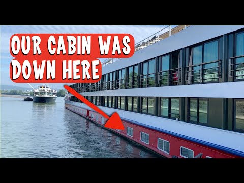 CABIN TOUR! European River Cruise Ship Nicko Rhein Symphonie "Underwater" Cabin
