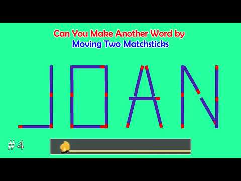 Can you make another word from the existing one? | Matchstick Word Puzzles #31 | Brain Teaser