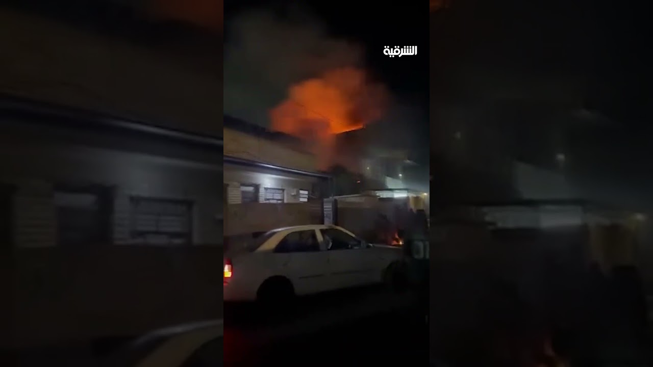 فيديو | سقوط طائرة مسيرة على منزل في حي الإعلام ببغداد