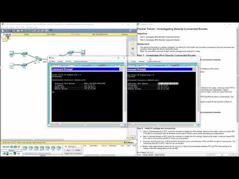 Cisco RnS - Lab 4.3.2.5 Packet Tracer - Investigating Directly Connected Routes
