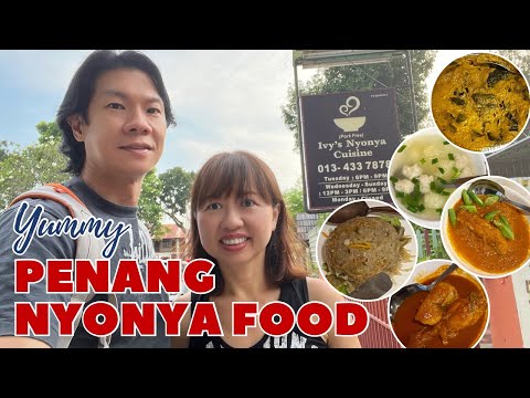 Comemos em um dos melhores restaurantes de Penang, servindo comida autêntica nyonya.